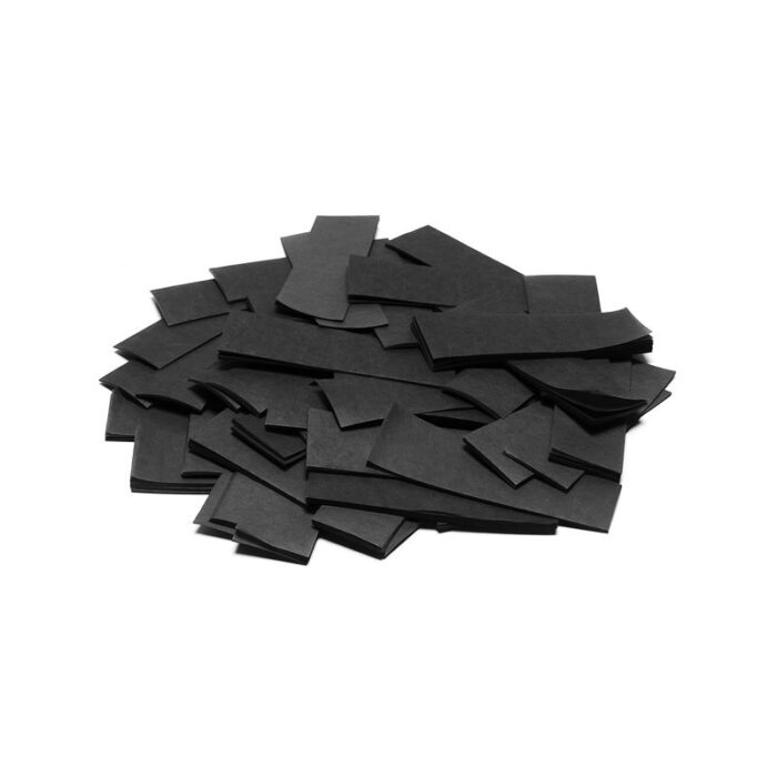 TCM FX - Lassú esésű Konfetti Téglalapok 55x17mm - Fekete - 1 kg